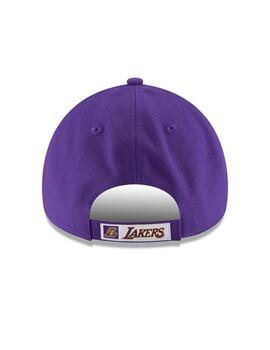 gorra oficial new era lakers violeta de hombre.