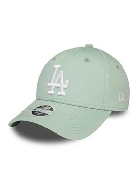 gorra new era  LA Dodgers ess verde menta de mujer.