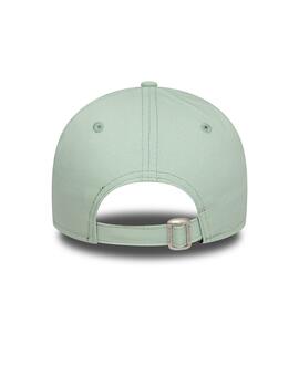 gorra new era  LA Dodgers ess verde menta de mujer.