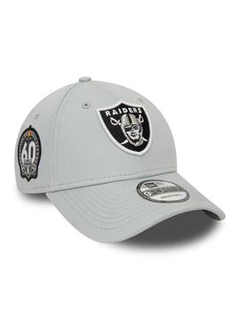 gorra new era riders nfl side patch gris de hombre.