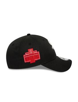 gorra new era white sock world series patch negro de hombre.