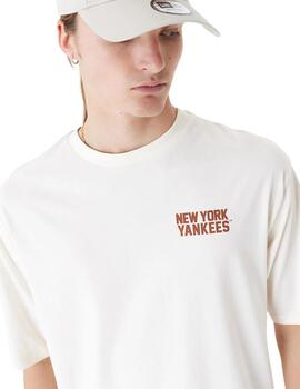 camiseta new era neyyan MLB wordmark oversized de hombre.