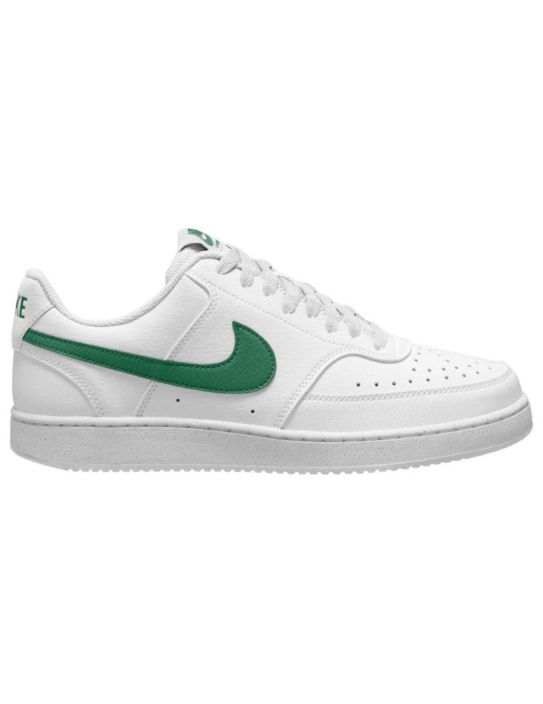 Zapatillas nike court vision blanco verde de hombre.