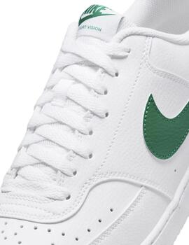 Zapatillas nike court vision blanco verde de hombre.