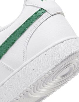 Zapatillas nike court vision blanco verde de hombre.