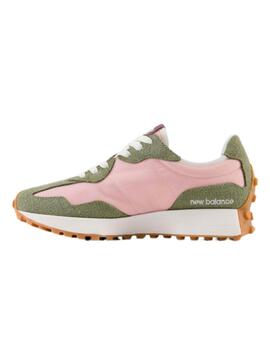 Zapatillas new balance ws327ft rosa verde de mujer.