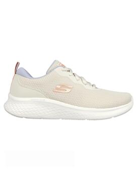 Zapatillas skechers lite pro beige de mujer.