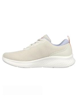 Zapatillas skechers lite pro beige de mujer.