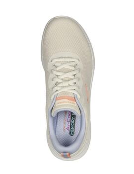 Zapatillas skechers lite pro beige de mujer.