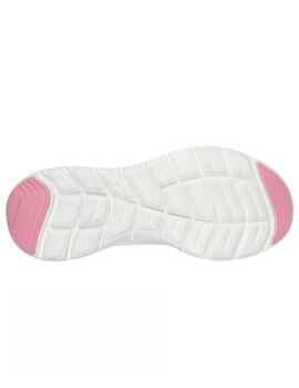 Zapatillas skechers flex appeal  blanco de mujer.