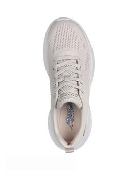 Zapatillas skechers bobs infinity natural de mujer.