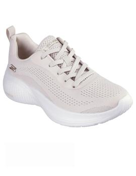 Zapatillas skechers bobs infinity natural de mujer.