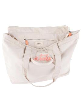 bolso shopper victoria beige de mujer.