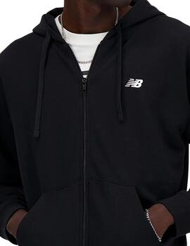 chaqueta new balance sport ess french terry negra de hombre.