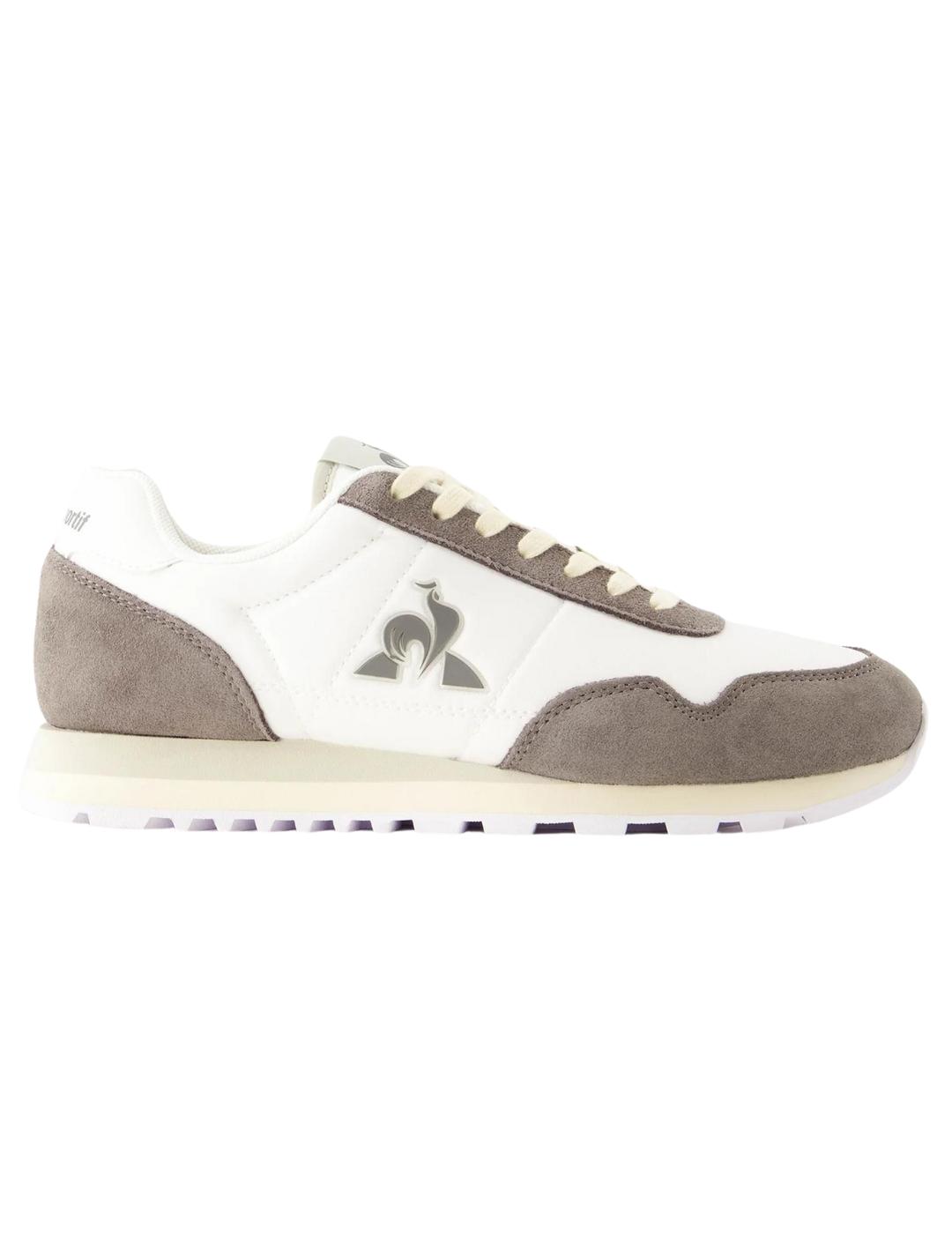 Zapatillas le coq sportif astra 2w blanco gris de mujer.