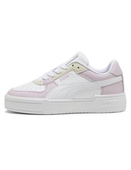 Zapatillas puma ca pro classic blanco violeta de mujer.