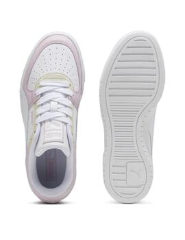 Zapatillas puma ca pro classic blanco violeta de mujer.