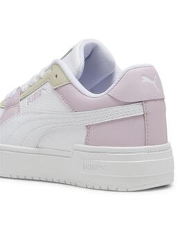 Zapatillas puma ca pro classic blanco violeta de mujer.