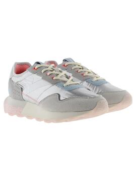 Zapatillas victoria 1985  basket wing pop plata de mujer.