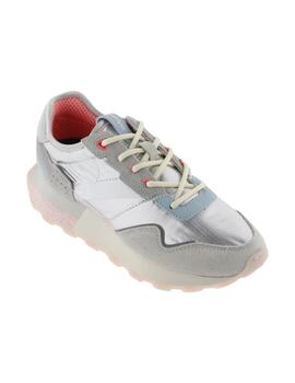 Zapatillas victoria 1985  basket wing pop plata de mujer.