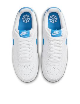 Zapatillas nike court vision lo nn blanco azul de hombre.