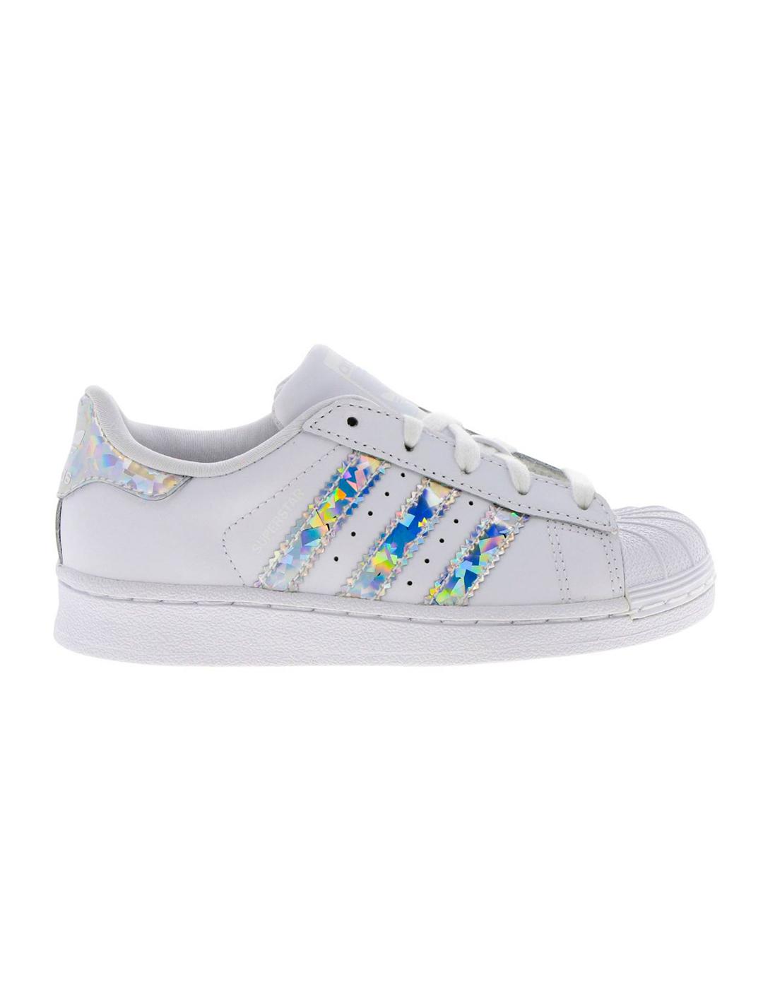 Zapatillas de Ni o ADIDAS SUPERSTAR PLATA BRILLO