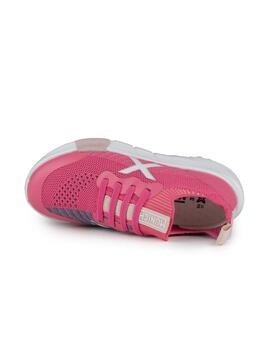 Zapatillas munich jony kid 03 rosa de niña.