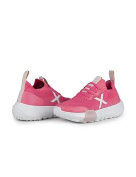 Zapatillas munich jony kid 03 rosa de niña.