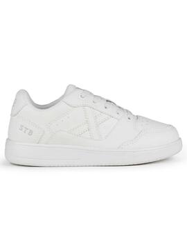 Zapatillas munich legit kid 01 blanco de niño.