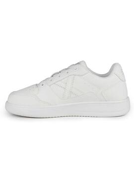 Zapatillas munich legit kid 01 blanco de niño.