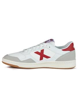 Zapatillas munich arrow 66 blanco rojo de hombre.