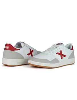 Zapatillas munich arrow 66 blanco rojo de hombre.