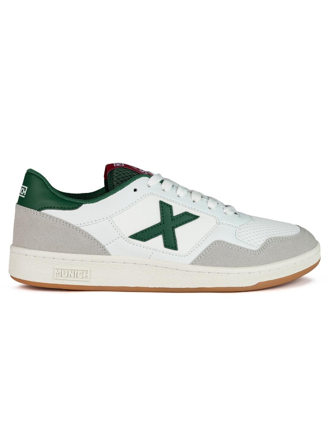 Zapatillas mnich arrow 63 blanco verde de hombre.