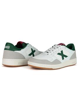 Zapatillas mnich arrow 63 blanco verde de hombre.