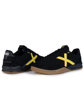 Zapatillas munich orgix 04 negro amarillo de hombre.