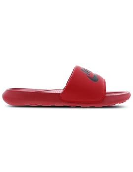 Chanclas nike victori one slide rojo de hombre.