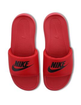 Chanclas nike victori one slide rojo de hombre.