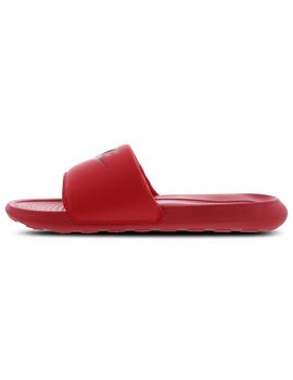 Chanclas nike victori one slide rojo de hombre.