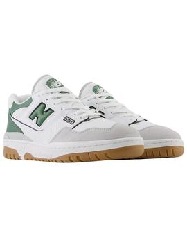 Zapatillas new balance bb550esb blanco verde de hombre.