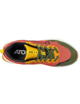 Zapatillas atom terra at158 2.0 naranja de hombre.