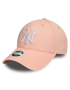 gorra new era 9forty new york yankees ess rosa de mujer.