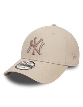 gorra new era 9 forty new york yankees ess beige de hombre.