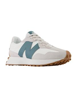 Zapatillas new balance ws327ga blanco verde de mujer.