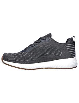 skechers bobs squad hombre plata