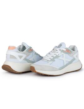 Zapatillas munich tip wmn 30 blanco beige de mujer.