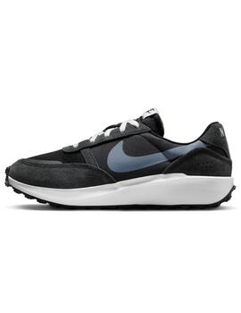 Zapatillas nike waffle nav negro gris de hombre.