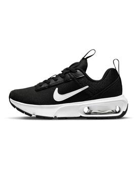 Zapatillas nike air max intrlk negro de niño.