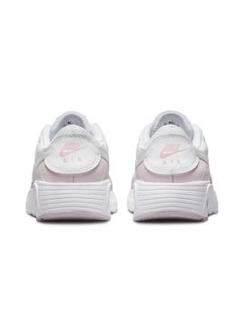 Zapatillas nike air max sc gs blanco rosa de niña.