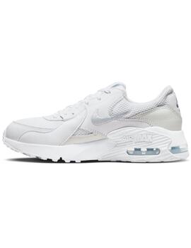 Zapatillas nike air max excce blanco de mujer.