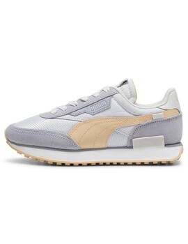 Zapatillas puma future rider soft gris de mujer.